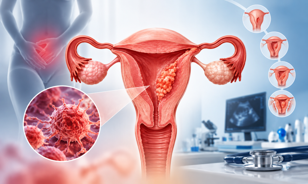 What Is Uterine Cancer? Symptoms, Causes, Stages, and Treatment